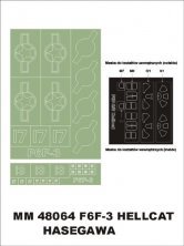 Montex 1/48 F6F-3 Hellcat Paint Masks Canopy Frame