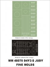Montex Masks 1/48 Yokosuka D4Y2-S Judy Fine Molds