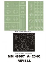 Montex 1/48 Arado Ar-234C Masks Revell