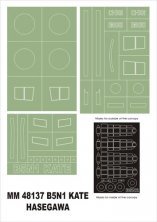 Montex 1/48 Nakajima B5N1 Kate Paint Masks Canopy