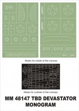 Montex 1/48 Douglas TBD-1 Devastator Paint Masks
