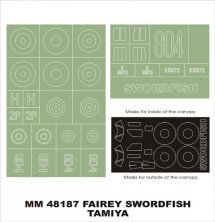 Montex 1/48 Fairey Swordfish Canopy Paint Masks