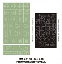 Montex 1/48 Me-410B Canopy Masks and Insignias