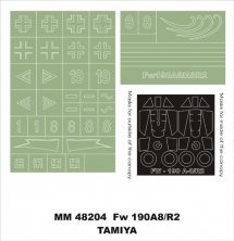 Montex Masks Focke-Wulf Fw-190A-8/R2 1/48
