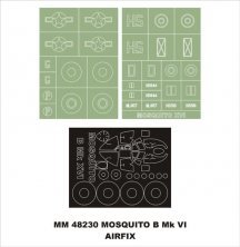 Montex 1/48 De Havilland Mosquito Mk.XVI Paint Masks