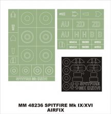 Montex 1/48 Spitfire Mk.IX/XVI Canopy Paint Masks