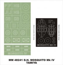 Montex Mosquito Mk.IV Masks 1/48 Tamiya