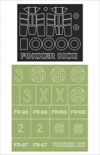 Montex 1/48 Fokker D.XXI Canopy Frame Paint Masks