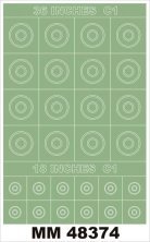 1/48 Raf Roundels Type C1 insignia and markings masks for
