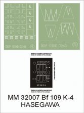 Montex Masks Bf-109K-4 1/32 Hasegawa Cockpit