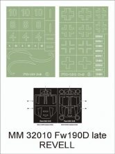 Montex Fw-190D-9 Masks Revell 1/32 Canopy Frame