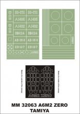 Montex Masks A6M2b Zero Model 21 1/32 for Tamiya