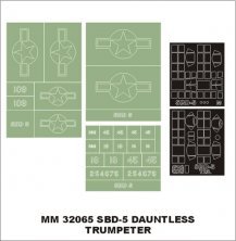 Montex Paint Masks SBD-5 Dauntless 1/32 Trumpeter