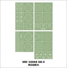 Montex 1/32 Insignia and Markings Masks S.E.5a Fighter