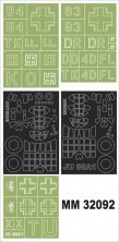 Montex Masks 1/32 Ju-88A1 Revell Canopy + Insignia