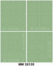 1/32 Raf Roundels Type A insignia and markings masks for