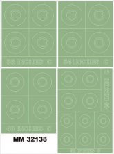 1/32 Raf Roundels Type C insignia and markings masks for