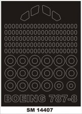 1/144 BOEING 787-8 (outside) (for Zvezda)