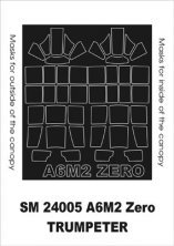 Masques Montex Mitsubishi A6M2b Zero 1/24 Trumpeter