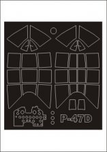 Montex Canopy Masks P-47D Thunderbolt 1/32