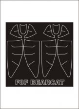 Paint Masks F8F-1 Bearcat 1/32 Montex Trumpeter