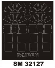 Masques peinture verri�re Mitsubishi J2M3 Raiden 1/32