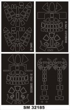 1/32 Consolidated B-24D Liberator outside & inside masks
