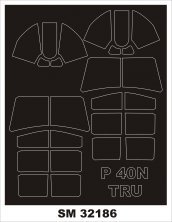 1/32 Curtiss P-40N Warhawk mask