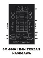 Montex 1/48 Masque Canop�e Nakajima B6N Tenzan