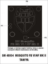 Montex 1/48 Masque Mosquito Mk.VI/NF.II Cadre Verri�re