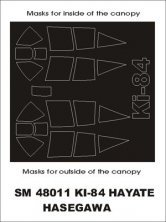 Montex 1/48 Ki-84 Hayate Masque Cadre Verri�re