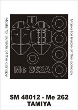 Montex 1/48 Me-262A-1a Masques cadre canop�e Tamiya