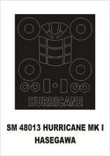 Masque Peinture Montex Hawker Hurricane 1/48 Canopy