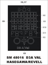 Montex 1/48 Aichi D3A1 Type 99 Val masque cadre verri�re