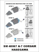 Montex Masque Canop�e A-7D/A-7E Corsair 1/48 Hasegawa
