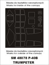 Masques Montex 1/48 P-40B Tomahawk Trumpeter