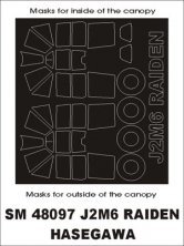 Masques de peinture J2M3 Raiden Jack 1/48 Montex