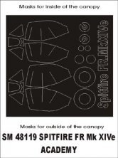Montex Masques Peinture Spitfire FR XIV 1/48 Academy