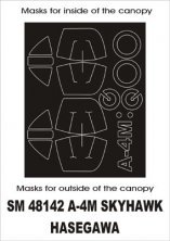Montex 1/48 A-4M Skyhawk Farbmasken Kabinenrahmen