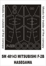 Montex Lackiermasken F-2B 1/48 Hasegawa