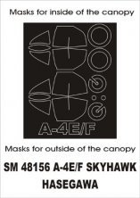 Montex Cockpitrahmen Masken A-4E/A-4F 1/48