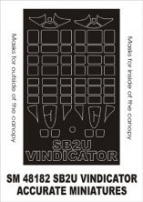 Montex Spritzmasken SB2U Vindicator 1/48 Canopy