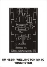 Malmaske Vickers Wellington Mk.IC 1/48 Trumpeter