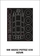 Montex Bemalungsmaske Potez 631 1/48 f�r Azur