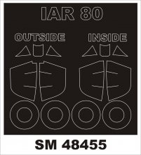 1/48 IAR IAR-80 masks
