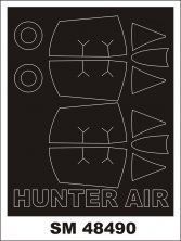 1/48 Hawker Hunter F.6 masks