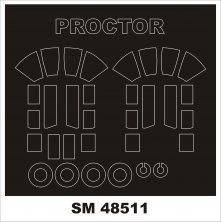 1/48 Percival Proctor mask