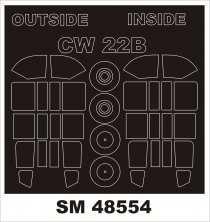 1/48 Curtiss-Wright CW-22 paint masks
