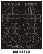 1/48 Vultee Vanguard paint masks