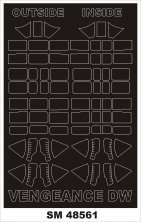 1/48 Vultee Vengeance Mk.II paint masks